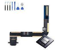 Eutoping Port de charge pour Apple iPad 5 A1822 A1823 Noir avec chargement rapide IC Flex Cable Assembly Replacement
