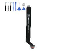 Eutoping Port de charge USB pour OnePlus Nord 2 5G Nord 2T 5G Connecteur Station d'accueil Chargeur Board Flex Câble Assemblée Remplacement avec Outil