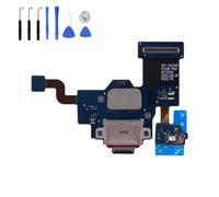 Eutoping Port de charge USB pour Samsung Galaxy Tab Active4 Pro 5G T636 Galaxy Tab Active4 Pro Wi-Fi T630 Connecteur de charge Câble flexible de remplacement avec outil