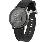 EUTOUR Montres Hommes avec Boules Magnétiques Labyrinthes Design Créatif Unique Quartz Montres Unisexe Étanche Montre de Poignet Mode Bracelet en Silicone Noir