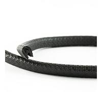 EUTRAS [100m] Kantenschutz 0,5-1,5 mm schwarz - hält ohne Kleber - perfekt für Bleche und Autotüren - schützt und entschärft Kanten - Industriequalität Made in Germany
