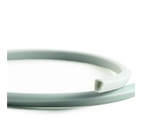 EUTRAS [3m] KSO4006 Protection de bord gris 2,0 mm - Protège et désamorce les bords - Pour tôles et portes de voiture - Top pour les courbes et les courbures - Top qualité fabriqué en Allemagne