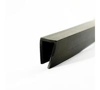 EUTRAS [5 m] FP3009 Protection des arêtes Caoutchouc d'étanchéité 7 mm - protège et étanchéifie de manière fiable - pour tôles, verre et éléments de construction - qualité industrielle allemande