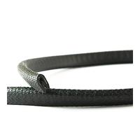 EUTRAS Joint de protection de bord en U noir - 100 m - pour bords 1-2 mm - sans colle, PVC