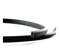 Eutras protection de bord KSO4004 - Bande de protection pour les bords avec 0,4-1,5 mm, noir, 3 m, noir, 2044