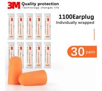 Euty-30 Paires Bouchons D'oreilles 3m Pour L'apprentissage Du Sommeil,Anti-Bruit,Super Résistant Au Bruit,Machines De Protection Industrielles,Réduction Du Bruit 1100-30 Piece