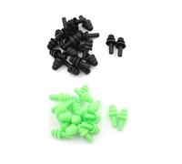 Euty-Bouchons D'oreille En Silicone,10/80 Paires,Isolation Phonique,Protection D'oreille,Anti-Bruit,Ronflement,Confortables,Pour Dormir,Pour La Réduction Du Bruit-20pairs Mixed