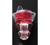 Euty-Bouchons D'oreille En Silicone Souple Réutilisables,Protection D'oreille,Musique Professionnelle,Réduction Du Bruit,Sommeil,Dj,Bandes De Bar,Sport,1 Paire-Red