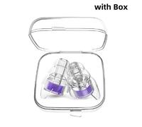 Euty-Bouchons D'oreilles En Silicone Haute Fidélité Avec Boîte De Rangement Pour Concerts Musiciens Motos Conditions De Sensibilité Au Bruit Et Plus Encore-Purple