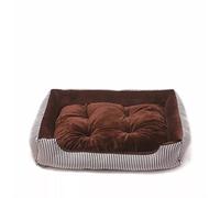 EUTYRG Chenil d'hiver Confortable et imperméable : lit Moelleux pour grands Animaux de Compagnie, Chats et Chiens - Panier nid en Polaire avec Chaleur et Protection