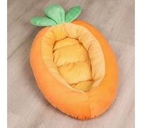 EUTYRG Chiens et Chats Coussin pour Animaux de Compagnie lit pour Chat en Forme de Carotte Lits pour Animaux de Compagnie Doux Chat câlin lit Coussin de nid pour Animaux de Compagnie Joli Coussin