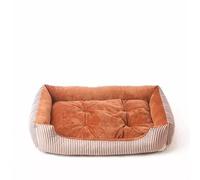 EUTYRG Grand lit Confortable pour Animaux de Compagnie, pour Chiens et Chats, nid en Polaire Chaud avec Conception de chenil imperméable, Tapis Doux et Confortable pour Gagner