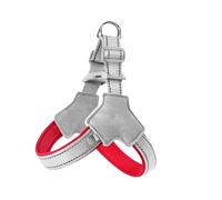 EUTYRG Harnais réfléchissant pour Chien de Compagnie, Sangle de Poitrine Respirante pour Chien, Convient aux Petits Chiens de Taille Moyenne, Harnais pour Chiot, Collier Bouledogue (Rouge M)