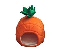 EUTYRG Lit apaisant pour Chien et Animal de Compagnie, Niche créative, nid de Chat, Fruit, Ananas, en Coton, Produits Chauds pour Animaux de Compagnie, Tapis de Maison Pliable pour Chien
