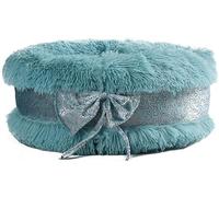 EUTYRG Lit apaisant pour Chien, lit Chaud pour Animaux de Compagnie, chenil Doux pour Chiot, canapé Rond, Coussins de Couchage pour Chats et Chiens, nid d'animaux