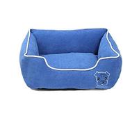 EUTYRG Lit apaisant pour Chien, lit Confortable pour Chien, Tapis de Couchage Lavable et Chaud, Niche pour Chien et Chat, Maison à Coussin Doux, canapé