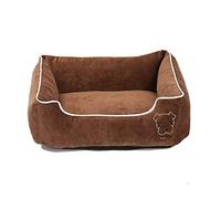 EUTYRG Lit apaisant pour Chien, lit Confortable pour Chien, Tapis de Couchage Lavable et Chaud, Niche pour Chien et Chat, Maison à Coussin Doux, canapé