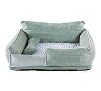 EUTYRG Lit apaisant pour Chien, lit pour Animal de Compagnie, lit Chaud pour Chiot, en Coton, Lavable, détachable, en Tissu Oxford, chenil, Fond de nid de Chat