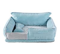 EUTYRG Lit apaisant pour Chien, lit pour Animal de Compagnie, lit Chaud pour Chiot, en Coton, Lavable, détachable, en Tissu Oxford, chenil, Fond de nid de Chat