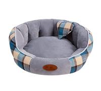 EUTYRG Lit apaisant pour Chien, Maison Portable pour Animaux de Compagnie, lit Doux pour Chien et Chat, Lavable avec Coussin Amovible, imperméable