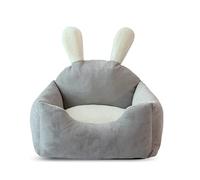EUTYRG Lit apaisant pour Chien, Mignon en Forme de Lapin, lit pour Animal de Compagnie, Maison pour Chat, Niche, nid Chaud, Chiot, Chaton, Coussin Confortable C