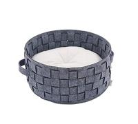 EUTYRG Lit apaisant pour Chien, Pompon, Panier en Coton pour Chat, lit pour Animal de Compagnie, nid de Chat, Maison Chaude d'hiver, Sac de Couchage pour Animal de Compagnie, Coussin pour Chat