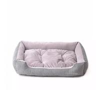 EUTYRG Lit nid d'hiver Confortable et imperméable pour grands Chiens - Tapis de Niche en Polaire Douce dans des Teintes Chaudes