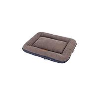 EUTYRG Lit pour Animal de Compagnie en Velours côtelé Doux - Tapis de Couchage Confortable pour grands Chiens - Housse Amovible - Taille X-Large - Marron