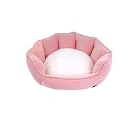 EUTYRG Lit pour Animaux de Compagnie Super Confortable - Adorable Tapis Doux pour Chats et Chiens - Maison d'hiver Chaude - Conception de Coquille de Perles - Materia en Coton Confortable