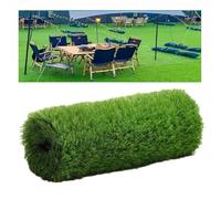 EUXHTYWP Gazon réaliste, Rouleau de Gazon Artificiel, Hauteur Poil 20 mm, 2,5 x m, Tapis synthétique, d'herbe, d'intérieur et d'extérieur, Fausse pelouse Jardin d'aspect(2.5x2m)