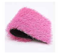 EUXHTYWP Gazon réaliste, Rouleau de Gazon Artificiel, sous-Couche, Tapis réversibles Doux et perméables à l'eau, ne brûle Pas, 3 cm d'épaisseur(Pink,31x118in)