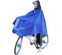 EUXHTYWP Poncho de Pluie, imperméable à Capuche for vélo, Poncho for, Tissu Oxford épais, Cape, for Scooter mobilité, Housse, vêtements avec visière(Blu,3XL Single Brim)
