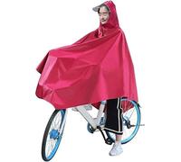 EUXHTYWP Poncho de Pluie, imperméable à Capuche for vélo, Poncho for, Tissu Oxford épais, Cape, for Scooter mobilité, Housse, vêtements avec visière(Blu,3XL Double Brim)
