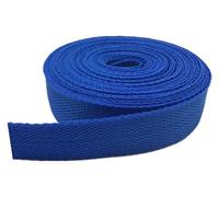 EUXHTYWP Ruban de Sangle Multi-usages, 1,5 Pouce, en polypropylène 38 mm, d'ameublement, Longueur, 10 ou 20 mètres(Blu,38mm/5Yards)