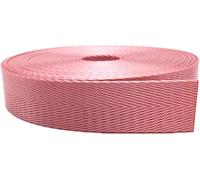 EUXHTYWP Ruban de Sangle Multi-usages, 25 mm 38, Rembourrage Plate en Nylon for Sangles Sacs, Sac à Dos, Chargement, Bagages(Roze,25MM x 10Yards)
