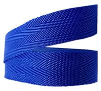 EUXHTYWP Sangle Multi-usages, Sangle 25 mm, Double Chevrons en polypropylène for Sacs(Blu,25mm x 10Yards)