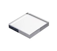EUXHTYWP Supports en Acrylique, Blocs de présentation carrés Transparents en Acrylique Solide for Photographie, Souvenirs, trophées, cosmétiques, Artisanat, vitrines(200 x 200 x 30mm)
