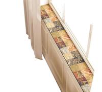 EUXHTYWP Tapis de Protection Rebord fenêtre, Tapis Absorbant avec Motif, élégant et découpable, Long Couverture for Salle à Manger, balcons(Style B,240x15cm(94x6in))