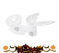 Euyehn Ailes d'ange pour chien, costume d'Halloween pour animal de compagnie, ailes de chien, ailes de fée, léger pour chats