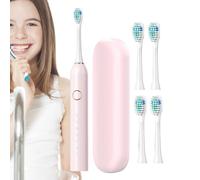 Euyehn Brosse à dents électrique pour adulte | Brosses à dents électriques, 40 000 VPM, nettoyage en profondeur, 6 modes, étui de voyage inclus, charge rapide, 3 heures, dure 180 jours, minuterie