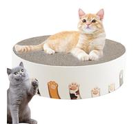Euyehn Grattoir pour chat | Chaise à chat ondulée | Grattoir rond 2 en 1 pour protéger les meubles