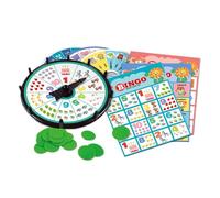 Euyehn Jeu de Bingo Familial, Jeux de Bingo de fête - Jeux de Bingo en Famille,Jeux de comptage et d'association, Jeux de Bingo familiaux Amusants réutilisables pour développer Les compétences des