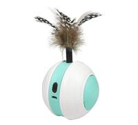 Euyehn Jouet à bille roulante pour chat, jouet interactif pour chat, balle à mouvement automatique, 2 modes, balle pour chat rechargeable par USB, jouet intelligent pour jouer à l'entraînement