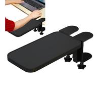Euyehn Repos Bras Ordinateur, Accoudoir Ergonomique Réglable pour Ordinateur, Coussin Coude Métal Confortable Pour Table Prolongateur Bras PC Maison Travail