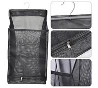Euyehn Sac à linge en maille à suspendre, lavable en machine, sac à linge à suspendre à une porte avec un crochet en acier inoxydable, très grand collecteur de vêtements pour cabine, dortoir