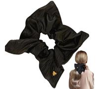 Euyehn Srunchies en cuir PU, fragiles de cheveux pour filles | Support de queue de cheval Grands accessoires de cheveux Srunchies | E élégants liens mignons pour les types de cheveux, les cheveux