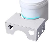 Euyehn Tabouret squatty Pliable, Tabouret de Toilette accroupi | des tabourets de Merde de Pot Bien pliants | Accessoire de Salle de Bain Ergonomique, étape d'assistance aux Toilettes de Pied de
