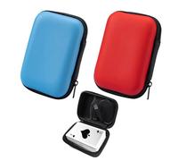 EUYKQNOI 2 Pièces BoîTe à Cartes à Jouer,Boite Plastique Transparente,Petite BoîTe de Rangement AdaptéE Aux Cartes Bancaires,Cartes de Visite,Cartes de Jeu(14×10×4cm)