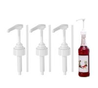 EUYKQNOI 3 Pièces Pompe Sirop Compatible avec Monin Distributeur Sirop Pompe avec Tuyaux Réutilisables Pompe Doseuse 10ml pour Monin Bouteilles de Sirop 1L