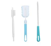 EUYKQNOI Brosse de Nettoyage Compatible avec Vorwerk Thermomix Tm6 Tm5 Tm31 Tm21 pour Robot de Cuisine pour Couteaux, Ensemble de 3 brosses pour Pots de Nettoyage, Bols à mélanger et Lames